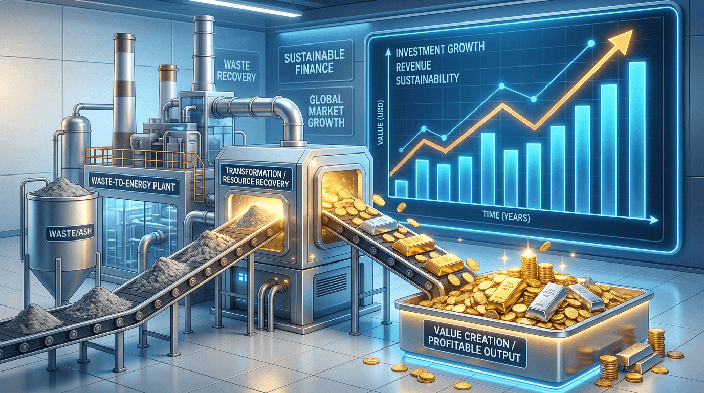 폐기물 에너지화 시설에서의 금속 회수 경제학: 바닥재(Bottom Ash)를 수익으로 전환하기